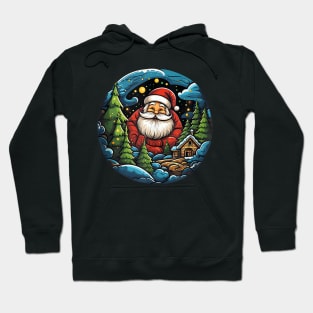 Christmas Women's - Cute Santa Xmas - Elf Village Hoodie